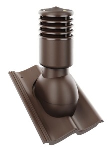 KOMINEK WENTYLACYJNY  OC. ⌀ 125mm DO DACHÓWKI BAŁTYCKA "S"  BRĄZ