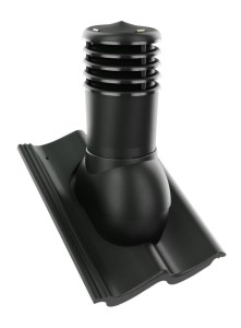KOMINEK WENTYLACYJNY ⌀ 150mm DO DACHÓWKI IBF "S"  CZARNY