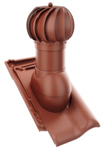 KOMINEK OBROTOWY KULISTY Ø 150 mm WIENERBERGER ALEGRA 9V KASZTAN