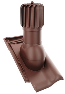 KOMINEK OBROTOWY PODŁUŻNY Ø 150 mm WIENERBERGER ALEGRA 9V CIEMNY BRĄZ