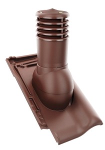 KOMINEK WENTYLACYJNY ⌀ 150mm BRAAS RUBIN 9V BRĄZ