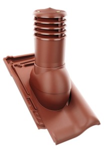 KOMINEK WENTYLACYJNY ⌀ 150mm BRAAS RUBIN 9V MIEDŹ