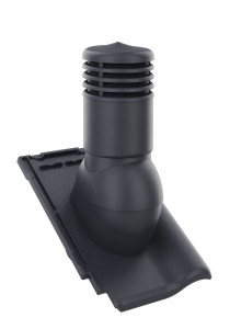 KOMINEK ALUMINIOWY 150 ALEGRA 9V ANTRACYT MATOWA ANGOBA 