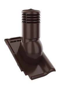 KOMINEK ALUMINIOWY 150 ALEGRA 9V CIEMNOBRĄZOWA ANGOBA