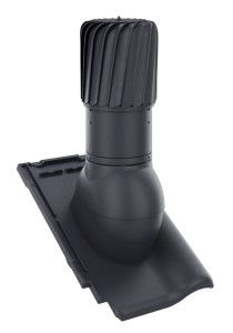 KOMINEK ROTOLINE ALUMINIOWY ALEGRA 9V ANTRACYT MATOWA ANGOBA