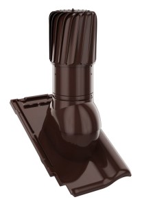 KOMINEK ROTOLINE ALUMINIOWY ALEGRA 9V CIEMNOBRAZOWA ANGOBA SZLACHETNA