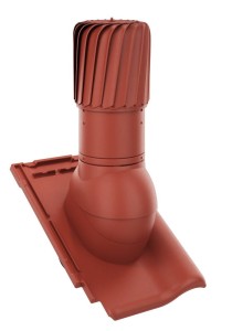 KOMINEK ROTOLINE ALUMINIOWY ALEGRA 9V CZERWONA MATOWA ANGOBA