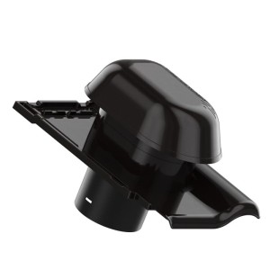 WYWIETRZNIK SANITARNY ALUMINIOWY 150 ALEGRA 9V CZARNA ANGOBA SZLACHETNA