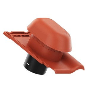 WYWIETRZNIK SANITARNY ALUMINIOWY 150 ALEGRA 9V NATURALNA CZERWIEŃ