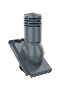 KOMINEK ALUMINIOWY 125 CREATON DOMINO SZARA ANGOBA