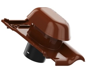 WYWIETRZNIK SANITARNY ALUMINIOWY 125 CREATON TITANIA BRĄZOWA GLAZURA 