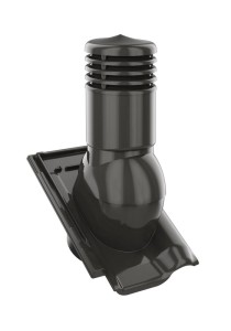 KOMINEK ROTOLINE ALUMINIOWY BRAAS RUBIN 13V TOPLINE SZARY KRYSZTAŁ GLAZURA