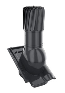 KOMINEK ROTOLINE ALUMINIOWY BRAAS RUBIN 13V ŁUPEK BŁYSZCZĄCA GLAZURA