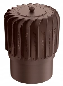 NASADA KOMINOWA OBROTOWA PODŁUZNA FI 200 RAL 8017