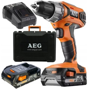 WIERTARKO-WKRĘTARKA AEG BSB18G4-202C 18V 2x2Ah