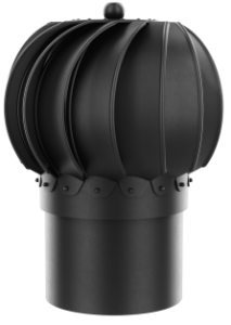 NASADA KOMINOWA OBROTOWA KULISTA FI 150 RAL 9005