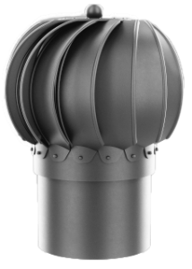 NASADA KOMINOWA OBROTOWA KULISTA FI 150 RAL 7024