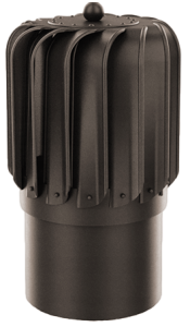 NASADA KOMINOWA OBROTOWA PODŁUZNA FI 150 RAL 8019