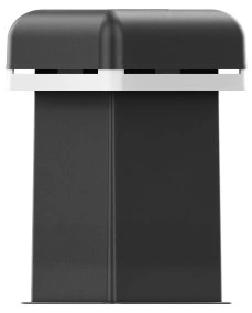 NASADA-KOMINOWA-PROSTOKATNA-NISKA-333mm-RAL-9005.webp