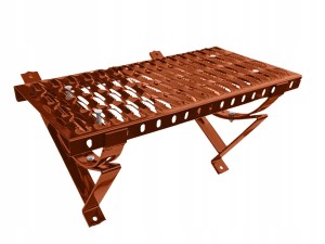 ŁAWA KOMINIARSKA 40 cm DO BLACHODACHÓWKI 350/20 CEGLASTA 8004