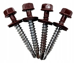 WKRĘT FARMERSKI XXL 6,4x50 mm 3009 4 szt DO PŁOTKÓW I ŁAW KOMINIARSKICH WIŚNIA