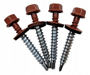 WKRĘT FARMERSKI XXL 6,4x50 mm 8004 4 szt DO PŁOTKÓW I ŁAW KOMINIARSKICH CEGLASTY