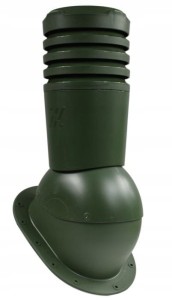 KOMINEK WENTYLACYJNY Ø 150mm NA POKRYCIA PŁASKIE (ZIELONY 6020)